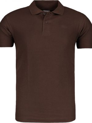 Polo marškinėliai B&c ruda