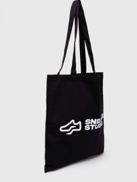 Bavlněná kabelka Sneakerstudio černá