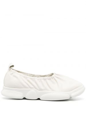 Pantofi loafer din piele Camper alb