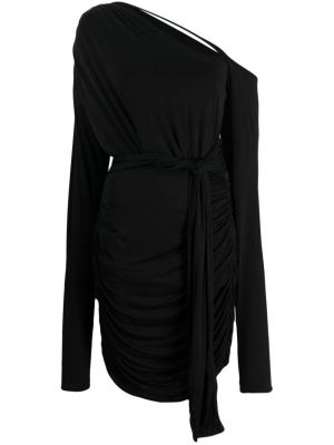 Asymetrické šaty Gauge81 černé
