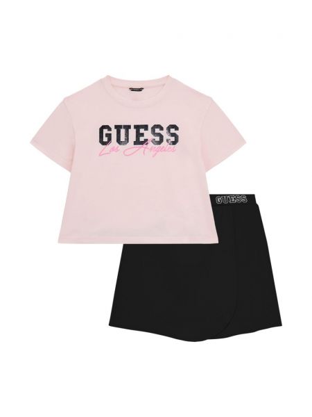 Printti kietohame tytöille Guess Kids pinkki