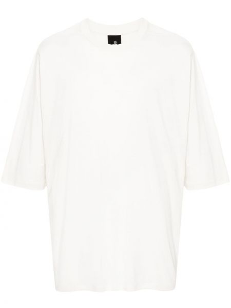 Μπλούζα από ζέρσεϋ Thom Krom λευκό