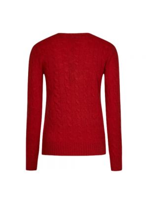Jersey manga larga de tela jersey Ralph Lauren rojo