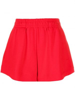Shorts taille haute en coton Styland rouge