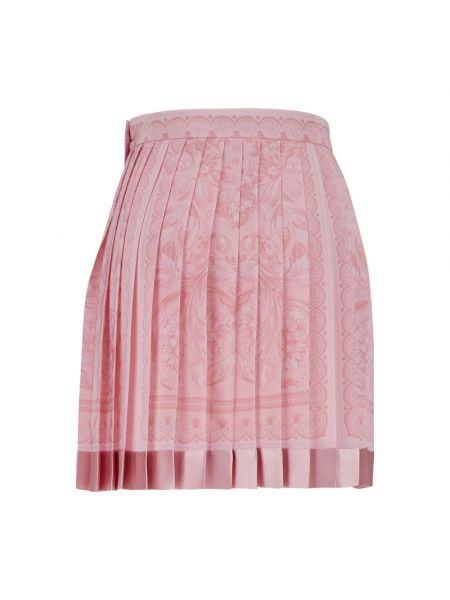 Mini spódniczka Versace różowa