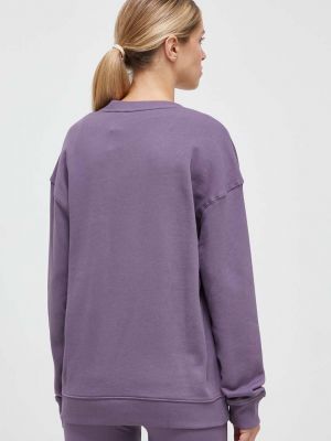 Hanorac cu fermoar din bumbac Adidas Originals violet