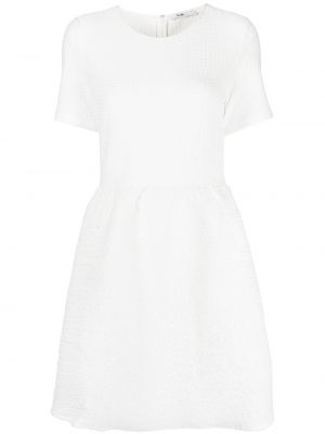 Плетена мини рокля B+ab бяло