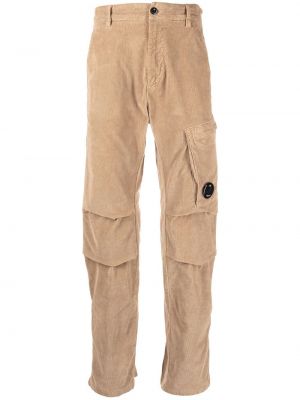 Manšestrové cargo kalhoty C.p. Company béžové