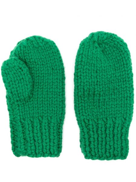 Chunky ръкавици Maison Margiela зелено
