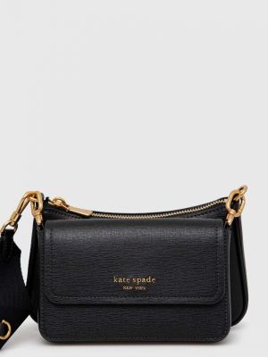 Kožna torbica Kate Spade crna