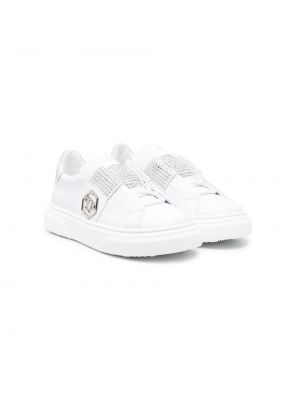 Sneakers con cristalli Philipp Plein bianco