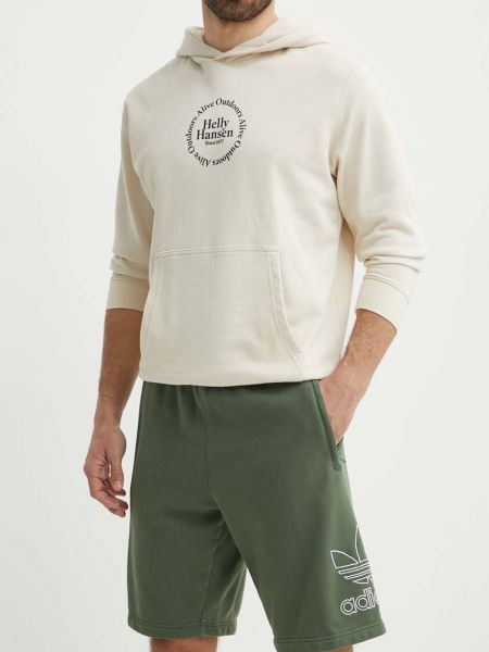 Pamučne kratke hlače Adidas Originals zelena