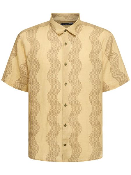 Dryžuota lininė marškiniai Frescobol Carioca