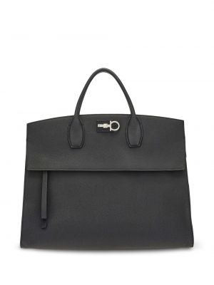 Nákupná taška Ferragamo čierna