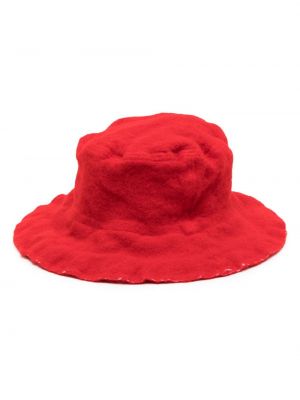 Vlněný klobouk Comme Des Garçons Shirt červený