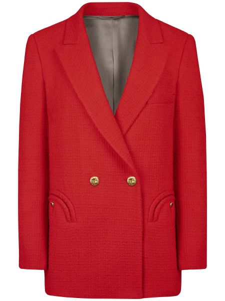 Blazer de lana de nailon Blazé Milano rojo