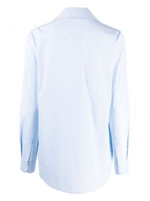Křišťálová bavlněná košile Dice Kayek modrá