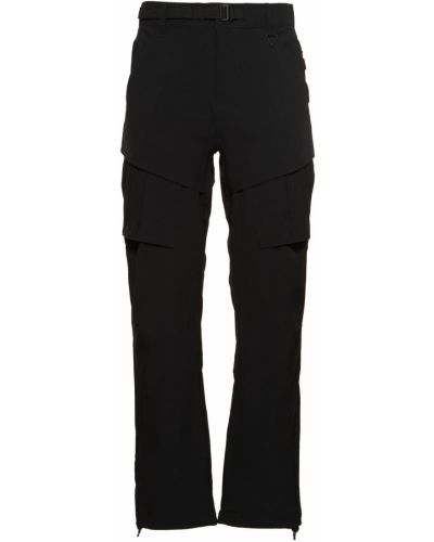 Kalhoty z nylonu Represent černé