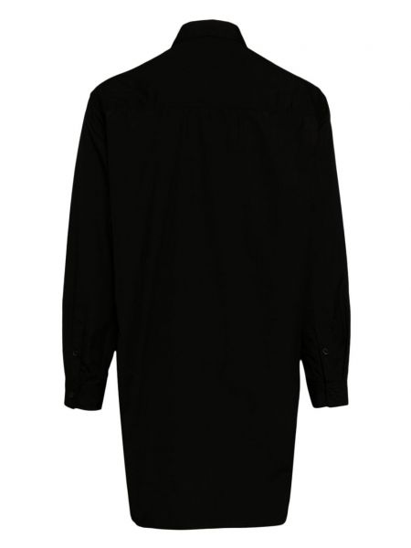 Koszula bawełniana klasyczna Yohji Yamamoto czarna