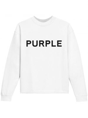 Hanorac din fleece cu imagine Purple Brand