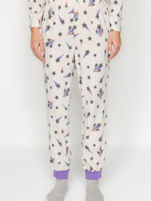 Melange kötött pizsama Trendyol