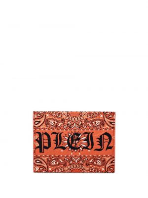 Paisley mintás pénztárca nyomtatás Philipp Plein narancsszínű