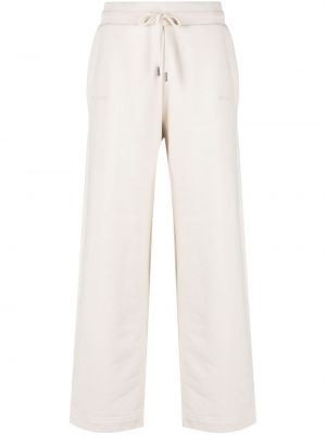 Спортни панталони бродирани Woolrich бяло