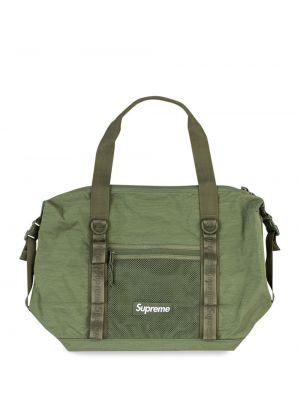 Шопинг чанта с цип Supreme зелено