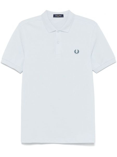 Işlemeli polo yaka tişört Fred Perry mavi