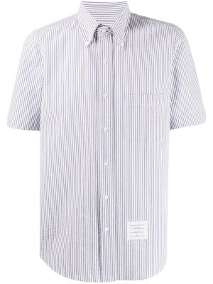 Camicia a righe Thom Browne blu