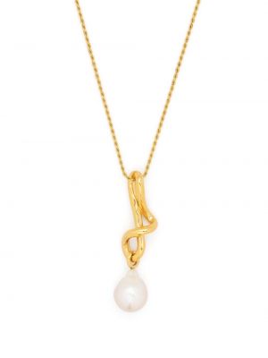 Ogrlica z perlami Missoma zlata