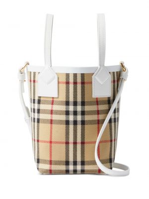 Καρό τσάντα shopper Burberry