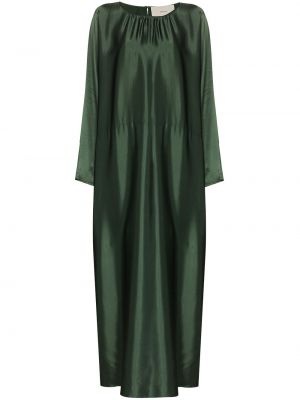 Платье макси длинное Asceno, зеленое