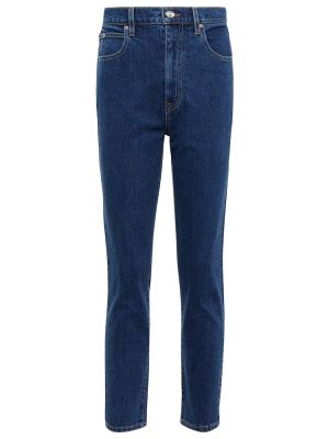 Slim fit skinny džíny s vysokým pasem Slvrlake modré
