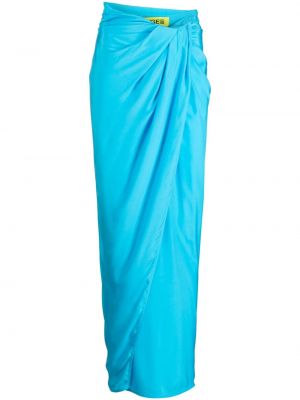 Drapovaný hodvábna dlhá sukňa Gauge81