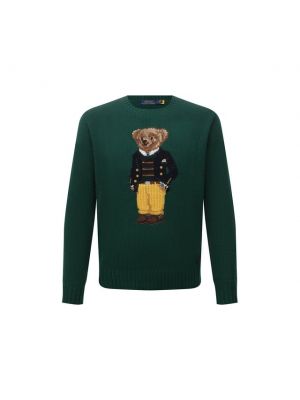 Шерстяной свитер Polo Ralph Lauren, зеленый