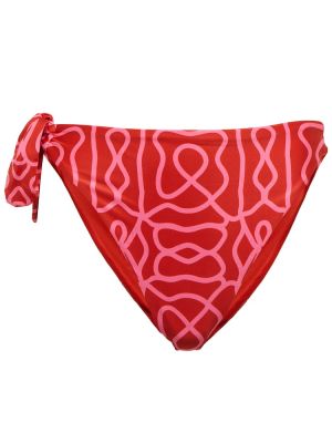 Bikini z nadrukiem Agua By Agua Bendita czerwony