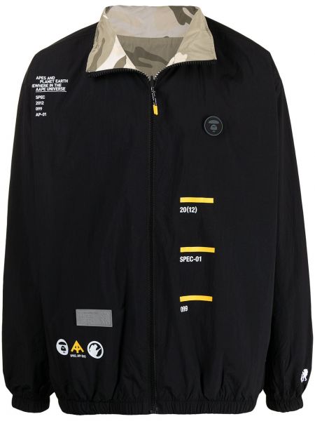 Chaqueta bomber reversible Aape By *a Bathing Ape® negro