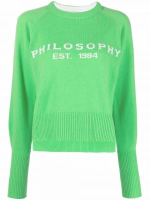 Пуловер с кръгло деколте Philosophy Di Lorenzo Serafini