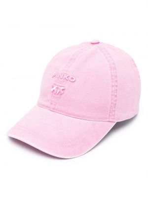 Haftowana czapka z daszkiem bawełniana Pinko