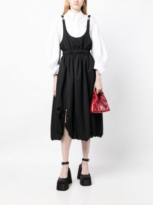 Plisované vlněné sukně Noir Kei Ninomiya černé