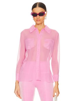 Camicia con tasche Norma Kamali rosa