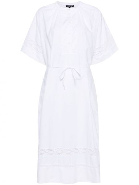 Pamučna haljina Soeur bijela