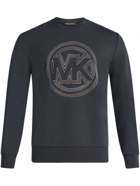 Sweat-shirt long à imprimé Michael Kors noir