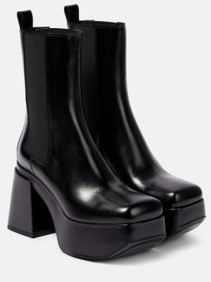 Chelsea boots en cuir à plateforme Dorothee Schumacher noir