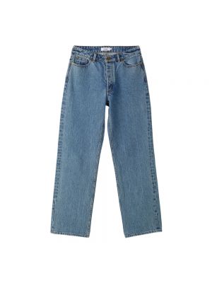 Niebieskie proste jeansy Stylein