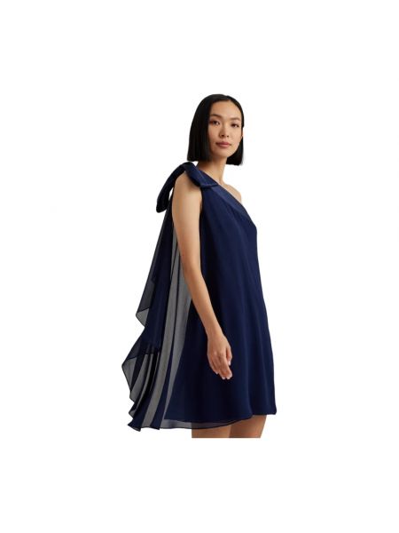 Mini vestido Ralph Lauren azul