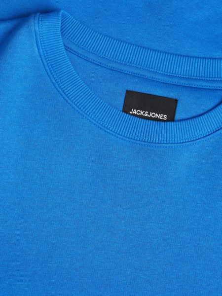 Bluza bez kaptura w gwiazdy Jack & Jones niebieska