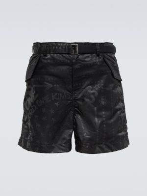 Shorts mit print Sacai schwarz