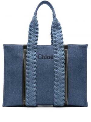 Shopper large Chloé bleu